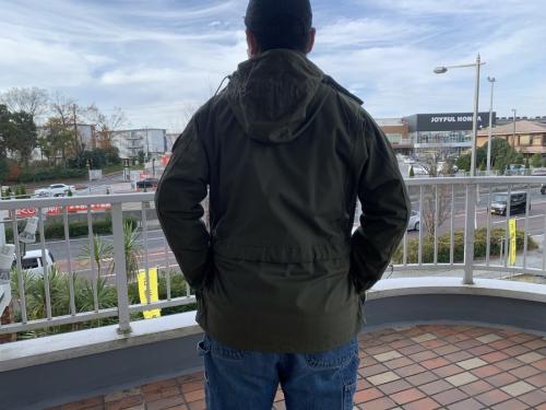 リップストップジャケットのメンズ