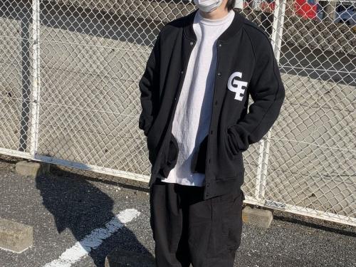 スウェットスタジャンのメンズ