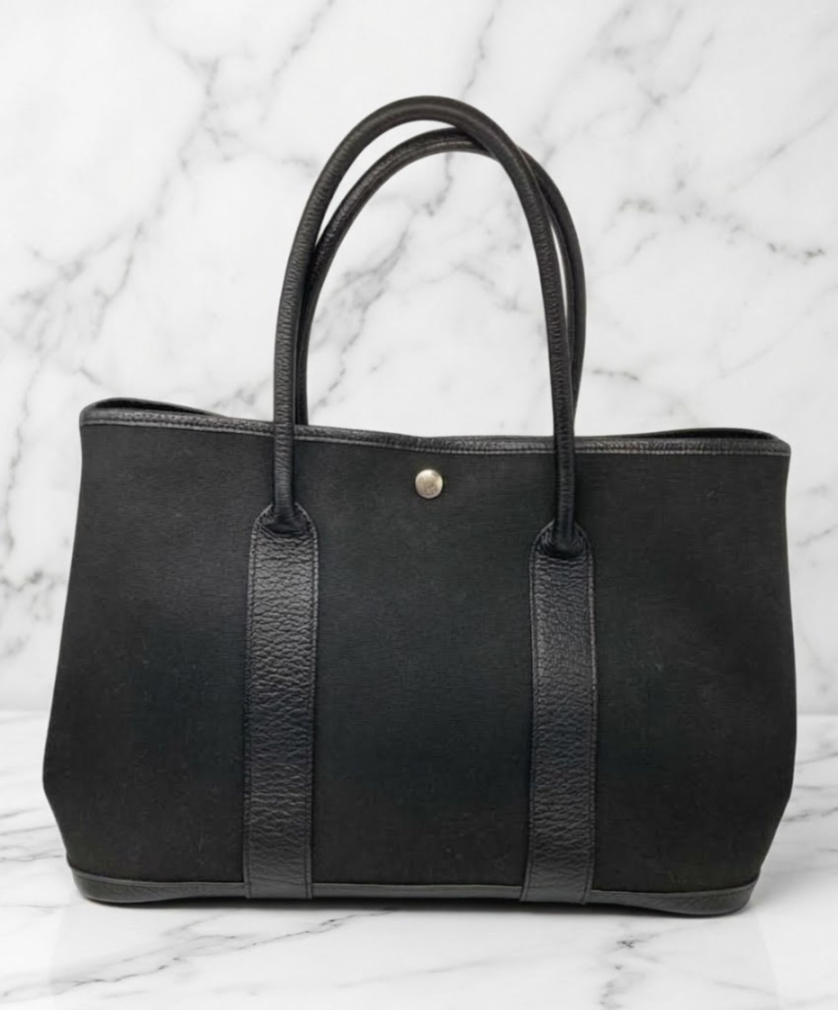 エルメス　ガーテンパーティPM　ブラック　トートバッグ　ハンドバッグ　黒 HERMES / エルメス】ガーデンパーティPM | 上質な日常を演出する大人