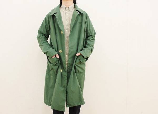 DANTON カーキ トレンチコート 40 フランスメイドのワークブランド..Danton（ダントン）入荷！[2015.01