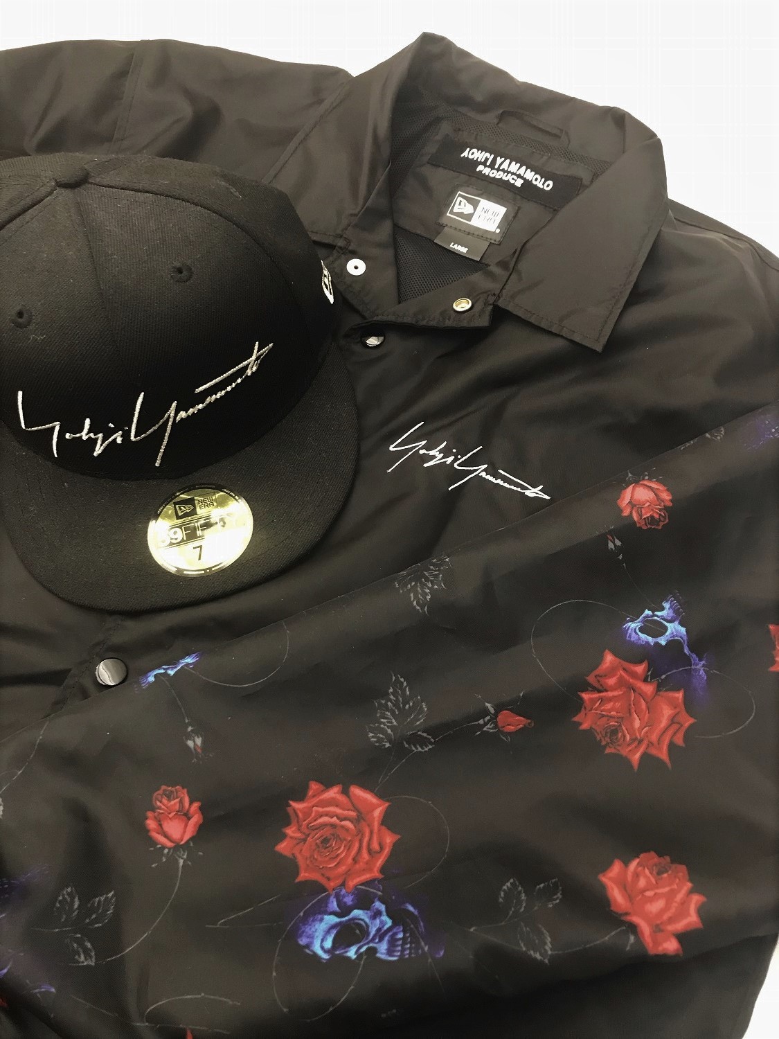 YOHJI YAMAMOTO NEW ERA スカルローズコーチジャケット