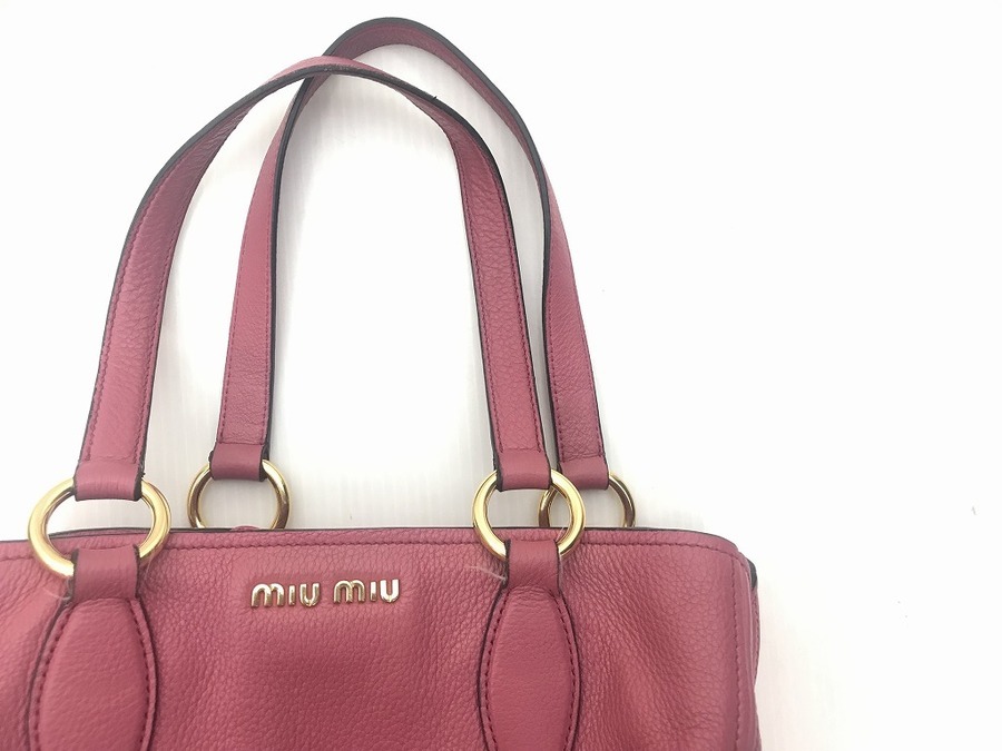 【MIU MIU/ミュウミュウ】2wayショルダーバッグ入荷致しました！[2019.04.09発行]