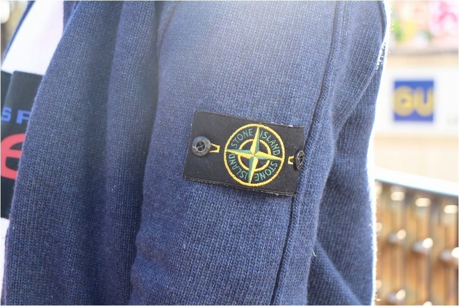 STONE ISLAND/ストーンアイランド】パッチ付きのニットジャケット入荷 