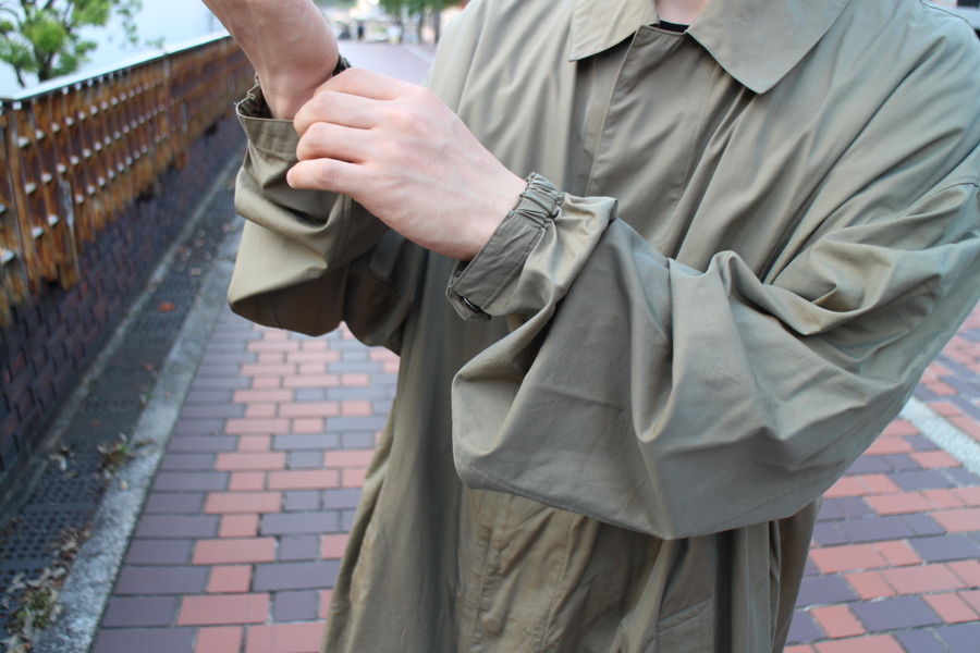 AURALEE CHAMBRAY BIG SOUTIEN COAT www.gwcl.com.gh