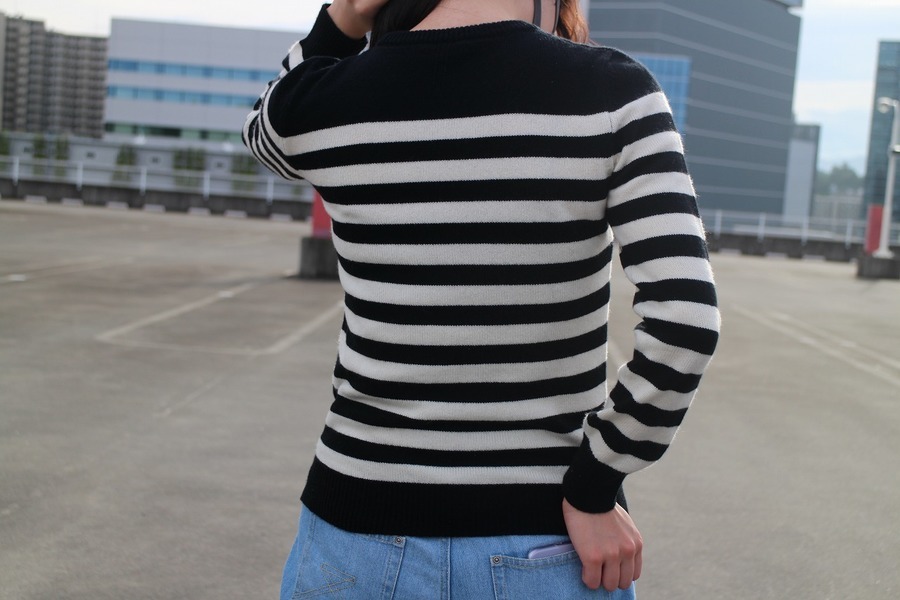 Saint Laurent Paris/サンローランパリ】ベーシックなボーダーニットの