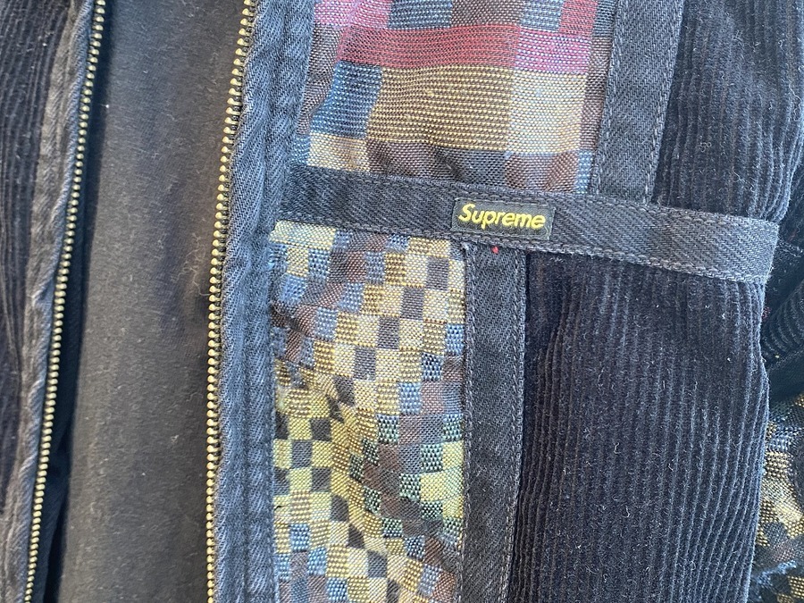 SUPREME/シュプリーム】パッチワークが目を引く、コーデュロイの