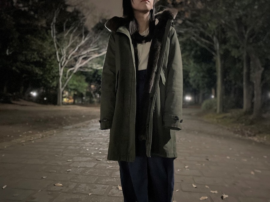 WOOLRICH/ウールリッチ】(Bow Bridge Coat)着脱可能なラビットファーを