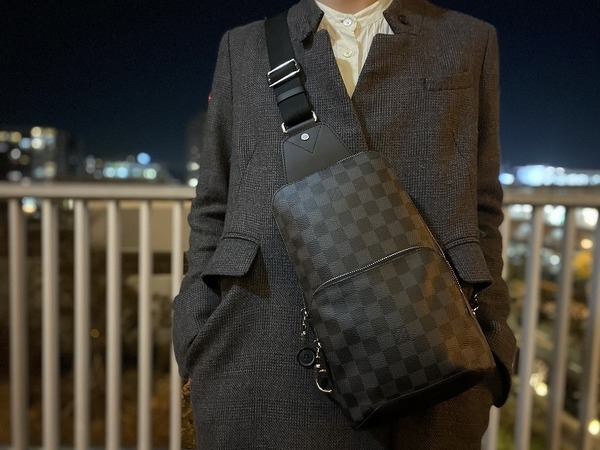 すぐ届く！Louis Vuitton アヴェニュー スリングバッグ PM アヴェニュー・スリングバッグ モノグラム・マカサー｜ルイ