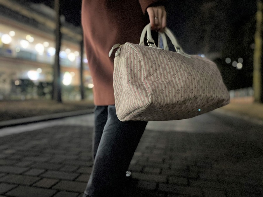 LOUIS VUITTON/ルイ ヴィトン】(クロワゼット スピーディ30)ピンクの