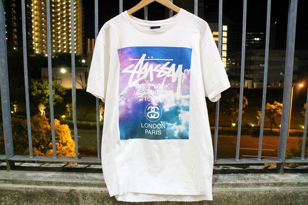 stussy  プリントロゴTシャツ