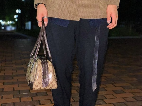 ［美品］グッチ ドゥケッサ ミニボストン GGクリスタル GG柄 コーティング ラグジュアリーブランド【GUCCI/グッチ】より、GGクリスタル