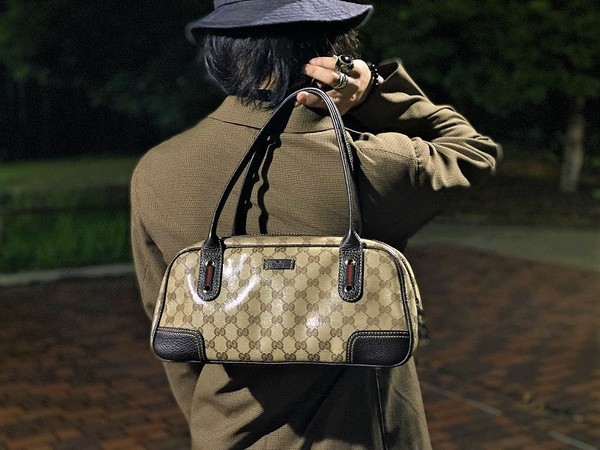 世界有名な ✨レア✨ GUCCI ミニボストンバッグ パピヨン GG