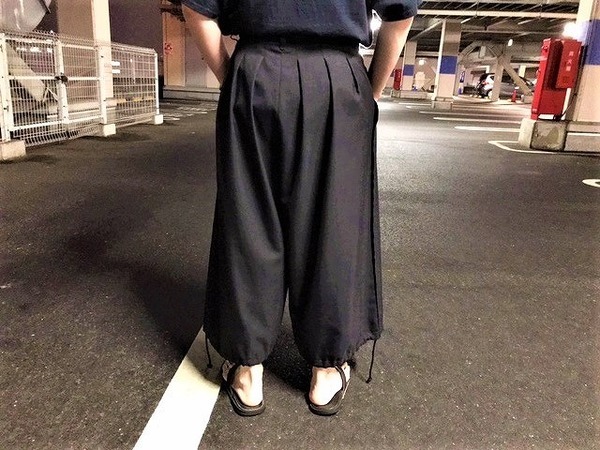 GroundY GABARDINE BALLOON 座っ PANTS