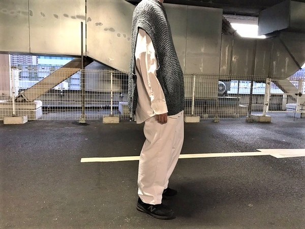 新鋭デザイナーズブランド【YOKE/ヨーク】より、21SS MESHED CREW NECK 