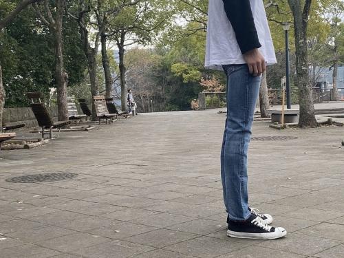 Dior homme ダークグレー スキニーデニム