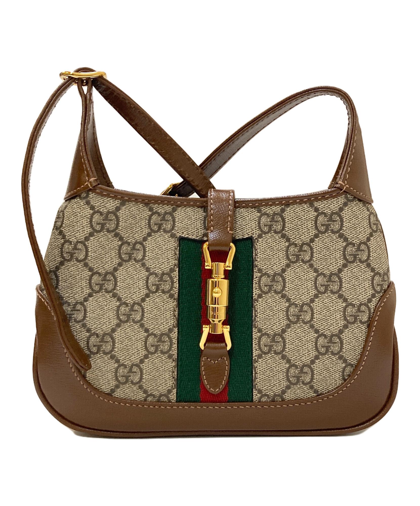 グッチ GUCCI シェリーライン ジャッキーショルダーバッグ 肩掛け手持ちok GUCCI / グッチ】ジャッキー1961 GG シェリーライン ショルダーバッグ