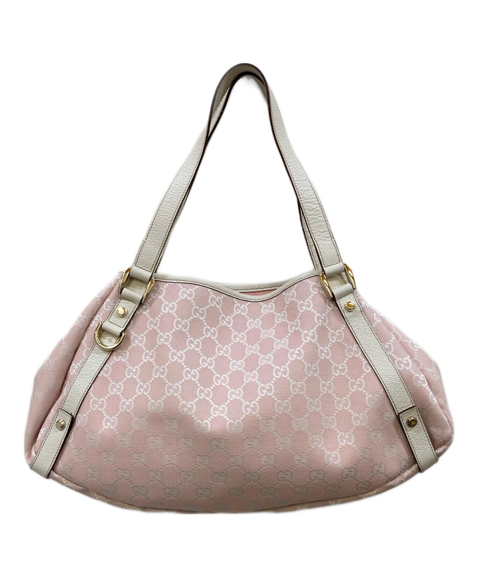 GUCCI / グッチ】アビーGGキャンバス トートバッグ|大人可愛いピンク