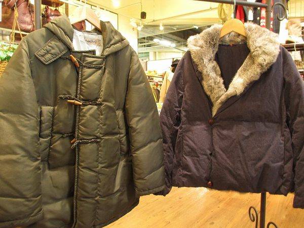 本日は定番ナチュラル。45rpm・Umii908のダウンジャケットを買取入荷