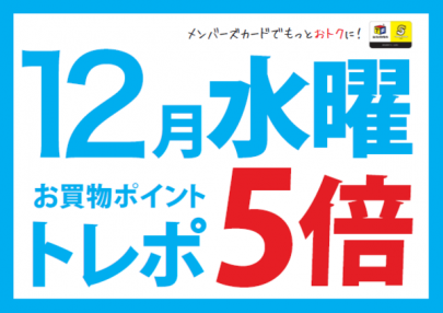 「ポイント５倍のトレポ 」