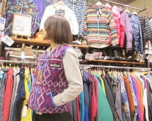 ダウンジャケットのアウトドア