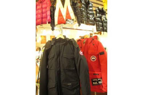 ダウンジャケットのラリー