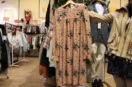 モッズコートのワンピース