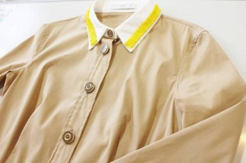 ワンピースのシャツワンピース