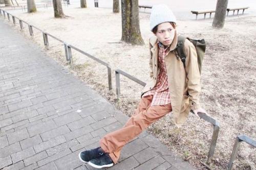 アースカラーのバックパック買取