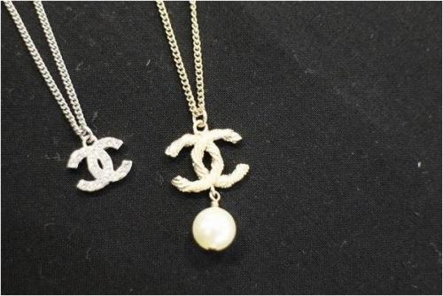 CHANELのココマークネックレス