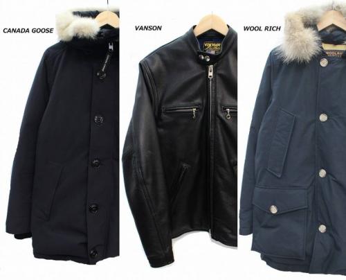 カナダグースのウールリッチ