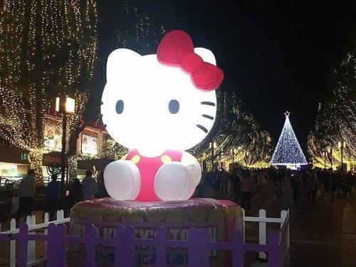 イルミネーションのクリスマス