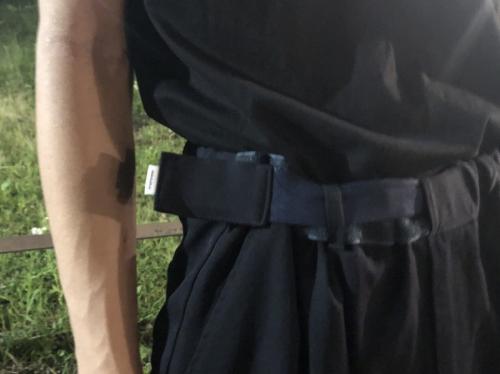 グラフペーパーのオフスケールウールコックパンツ