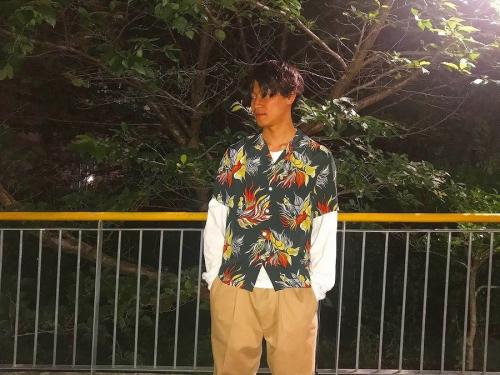 アロハシャツのメンズ