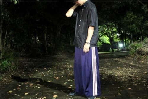 ヒザデルトラックパンツのメンズ