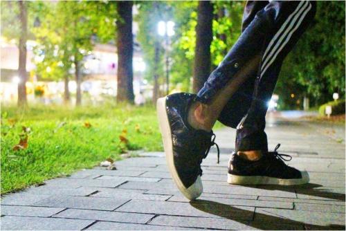 スナップトラックパンツのメンズ