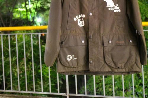 バブアー×ビューティフルピープルのコラボオイルドジャケット