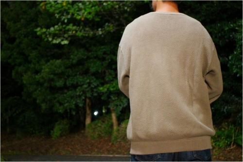 鹿の子ニットのメンズ