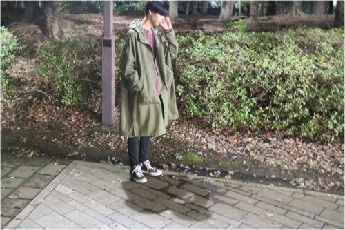 ビッグシルエットコートのメンズ