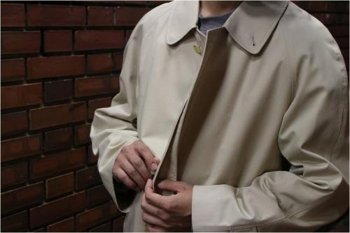 バーバリーズのステンカラーコート