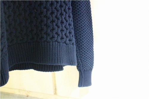 ケーブルニットのレディース