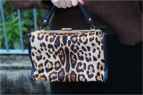 ポティオールの2WAYハラコバッグ