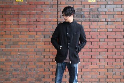 エレナ ドーソンのスタンドカラーフラップﾌﾞﾚｻﾞｰ