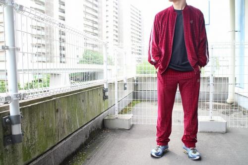 ニードルスのベロアトラックジャケット＆トラックパンツ