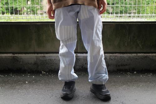 チェックイージーパンツのメンズ