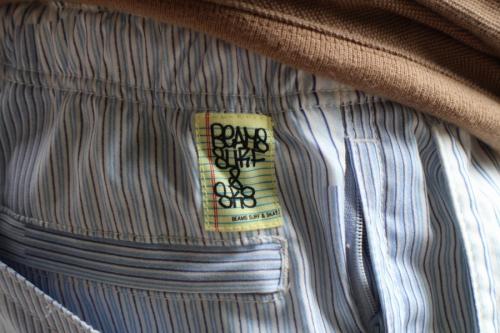 ビームスエスエスズィーのチェックイージーパンツ