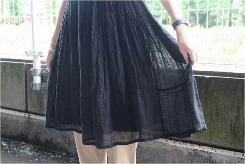 オールドマンズテーラーのリネンガーゼドレス