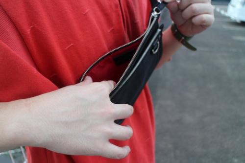 ブルガリのウエストバッグ