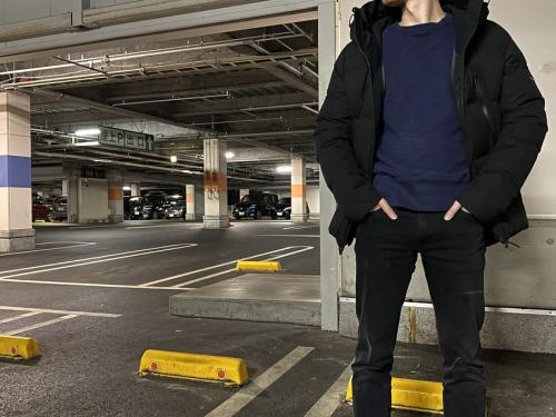 デサントオルテライン×ミズサワダウンのダウンジャケット