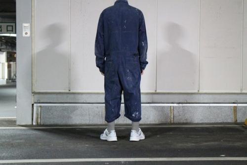 ダブルアールエルのペイントスプラッターカバーオール