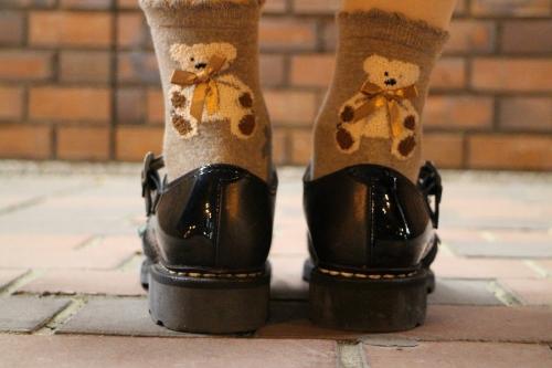 ダブルモンクストラップシューズのレディース